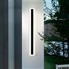 ZTWLEED Applique Esterno LED 16W 80CM Nero IP65,Luce Bianco Freddo 6000K | Lampada Da Parete Impermeabile,Luce Decorativa Lunga Per Villa,Giardino,Balcone,Terrazzo,Ingresso,110-240V