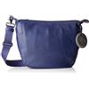 Mandarina Duck Mellow Leather, Borsa a Tracolla Donna, Blu (Dress Blue), 30x28x11 (L x H x W)