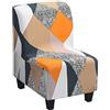 AQIGR Fodera per Poltrona 1 Posto Senza Braccioli ,Coprisedia Poltroncina Fodera Protettiva Poltroncina Copripoltrona Stampato Elasticizzati Fodera Protettiva Per Poltrona Relax ( Color : G , Size : 1PC )