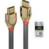 Lindy 37601 - Cavo HDMI ad alta velocità, 1 m, colore: Oro