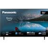 Panasonic TX-50MX800E, Smart TV LED 4K Ultra HD 50 Pollici, High Dynamic Range (HDR), Dolby Atmos e Dolby Vision, Fire TV, Prime Video, Alexa, Netflix, Modalità Gioco, Nero