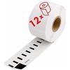 SmartProduct 12 Rotoli 99012 Etichette compatibili con la stampante di etichette Dymo LabelWriter, 36mm x 89mm, 260 pezzi per rotolo, S0722400 Etichette multiuso di SmartProduct.