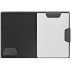 LHiDS Portfolio Magnetico Business, Riprendi Organizer, Cartella A4 Con Appunti, Fermacarte, Blocco Note, Portapenne/Carta, Chiusura Magnetica Per Colloqui, Viaggi, Scuola, Nero Ossidiana