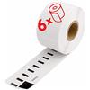 SmartProduct 6 Rotoli 99012 Etichette compatibili con la stampante di etichette Dymo LabelWriter, 36mm x 89mm, 260 pezzi per rotolo, S0722400 Etichette multiuso di SmartProduct