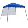 Yaheetech Gazebo da Giardino 3x3 M con Parete Tendone Pieghevole Impermeabile a Una Spinta Con Borsa per Trasporto per Patio/Veranda/Viaggio/Campeggio Blu