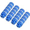 A ABSOPRO Pedane Posteriori per Bicicletta Adatte per Assi da 3/8 Pollici Blu (Set di 4)