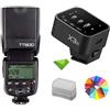 Godox TT600 On/Off Flash per fotocamera Speedlite 2.4G Wireless X System HSS 1/8000S GN60 con trasmettitore trigger X3-N compatibile con fotocamera Nikon [NON versione TTL]