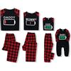 Amissz Pigiama Natale Famiglia Coordinati, Tutta la Famiglia Manica Lunga Pigiama Due Pezzi Invernale Rosso per Uomo, XL