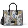 Braccialini Borsa a mano/tracolla Jacquard in tessuto grigio/multicolore BS24BR12 B17770 Media