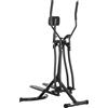 HOMCOM Air Walker Cross Trainer Ellittica per Fitness Allenamento a Casa con Display Nero