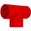 Notifier Raccordo a TEE antincendio Notifier in Abs Rosso 25 mm FAA-TE25R