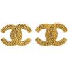 CHANEL Pre-Owned - Orecchini a clip CC Pre-owned 1994 - Donna - placcatura in oro - Taglia unica