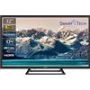 SMART TECH 32HN10T3 - TV 32 Pollici, DVB-T2, H.264, HD Ready, LED, Nero