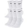 Nike SX7666, Calzini Uomo, 6er pack White/(Black), 10