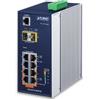 PLANET IGS-4215-4P4T2S switch di rete Gestito L2/L4 Gigabit Ethernet (10/100/1000) Supporto Power over Ethernet (PoE) Blu, Bianco