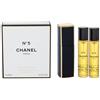 Chanel N°5 3x 20 ml 20 ml eau de parfum twist and spray per donna