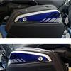Resin Bike Adesivi Moto Compatibile con Suzuki V-Strom 650 XT ABS 2020-2021 Nero e Blu. Protezioni Borse Laterali 26 e 29 Lt da Urti e Graffi. Coppia Adesivi 3D Resinati