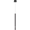 Ondaluce Lampada a sospensione LED in metallo verniciato Nero D10 cm TUBIC
