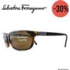 SALVATORE FERRAGAMO occhiali da sole 2005 103 LARGE sunglasses Made in Italy CE