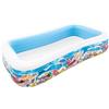 Intex 58485NP - Piscina Gonfiabile Swim Center Pesci, Vinile, Multicolore, 305x183x56 cm