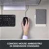 Logitech MK120 Combo Tastiera e Mouse con Filo per Windows, Mouse Ottico Cablato, Tastiera di Dimensioni Standard, USB
