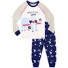 Harry Bear Pigiama per Ragazze Vestibilitta Stretta Bradipo Viola 9-10 Anni