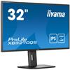 iiyama iiyama ProLite XB3270QS-B5 - Monitor a LED - 31.5 - 2560 x 1440 WQHD @ 60 Hz - IPS - 250 cd/m² - 1200:1 - 4 ms - HDMI, DVI-D, DisplayPort - altoparlanti - nero opaco XB3270QS-B5