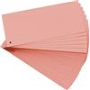 Exacompta 13435B Divisori e Segnaletica, 10x24 cm, Rosa