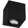 BENEITO & FAURE Plafone ZIO nero GU10 IP20 - 4483