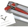 PRL) PENNA VISCONTI ECO LOGIC FOUNTAIN PEN INK RED PLUMA CANETA TINTEIRO NIB F