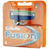 Gillette Fusion ricambio lamette per rasoio 4 pz