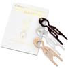 Fiona Franchimon Nº 1 Hairpin London Collection (Brown, Transparent, Soft Beige) 3 pz