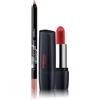 Deborah Milano -Set Makeup Rossetto Red Mat con Collagene e Acido Ialuronico, 3 Geranium, 4.5gr e Matita Labbra 2 in 1 Gel Contour&Color, 01 Nude Rose, ad Alta Pigmentazione e Waterproof, 1.3gr