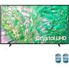 Samsung UE75DU8070UXZT TV Crystal UHD 4K 75 pollici Smart TV Wi-Fi Nero 2024 Processore Crystal 4K Upscaling AirSlim Design OTS Lite