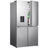 Hisense RQ758N4SWSE Frigorifero Quattro Porte Americano 606 litri Finitura Inox Total No Frost Classe E Inverter Metal Cooling Convert Zone Wifi