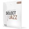 D'Addario Ance D'Addario Organic Select Jazz, taglio americano, per sax soprano, durezza 2 Medium, con custodie singole, confezione da 3