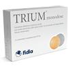 Fidia Farmaceutici TRIUM MONODOSE Collirio - 15 x Monodose Soluzione Oftalmica Isotonica con Acido Ialuronico ed Estratto di Ginkgo Biloba