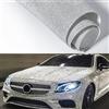 Blueshyhall Pellicola per auto in argento glitterato, per interni ed esterni, impermeabile, con canali d'aria (30 x 200 cm)