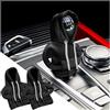 JNNJ Copertura Universale Del Pomello Del Cambio Con Cappuccio per Auto, Felpa Del Decorazione Bastone Cambio Dell'auto, Felpa Con Cappuccio per Il Cambio Manuale O Automatico Antipolvere(Nero)