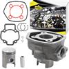Area1 Cilindro di ricambio 50ccm 2T LC 5 angoli compatibile con NRG mc2+3, Power/adatto per SR50, R, Factory/adatto per Runner DD, DT, SP, Purejet, DNA/adatto per