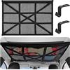 Funmo Rete da Auto Soffitto Universale Rete Bagagliaio Tasca Universale Interni Portaoggetti Rete Carico per Soffitto Auto Interni con Cerniera Rete Portabagagli da Soffitto per Jeep, Van, SUV