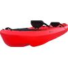 Big Mama kayak da mare PIREUS - Canoa 2 Posti Cm 360 + 2 Pagaie + 2 Seggiolini + 4 Maniglie - ROSSO