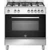 Bertazzoni La Germania Futura FTR855EXV/24 cucina Elettrico Gas Nero, Acciaio inox