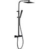 Newform - Colonna doccia termostatica Nero opaco - 61158