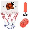 Zfseyuh Mini Canestro Basket con 2 Palloni e Pompa, Canestrini Basket da Camera Mini Canestro Basket da Muro con Ventosa per Bambini Ragazzo Ragazza Ufficio Bagno