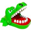 Cuackamily Giocattolo a forma di coccodrillo, classico dentista morso dita gioco per famiglia, giocattolo interattivo regalo per bambini adulti