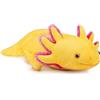 Tiny Heart Axolotl Peluche Giocattolo Morbido e Adorabile 51cm/20 Realistica - Regalo per Bambini, Ragazzi e Ragazze Giallo