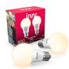 innr Lampadina Smart E27 Zigbee, Funziona con Hue* e Alexa (Bridge Richiesto), Lampadine LED Luce Bianca Calda, Lampadine Dimmerabile, 806 lumen - Confezione da 2