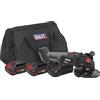 Sealey CP20VAGXKIT - Kit smerigliatrice angolare senza spazzole 20 V, 2 batterie