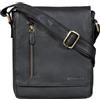 STILORD 'Easton' Borsa Messenger Piccola in Pelle Borsello Uomo Cuoio con Tracolla per Tablet da 10,1 Pollici Viaggio, Colore:nero